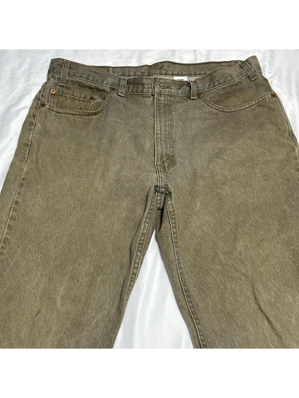 Vintage 1999 Levi’s 550 Relaxed Fit Jeans Made In USA 38 X 30 Red Tab Very Good - Picture 2 of 15